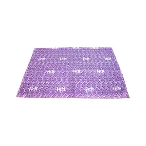 Custom logo printed purple wrapping paper gift packaging customized tissue paper for clothing shoes
