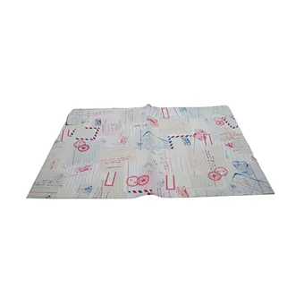 Custom logo printed purple wrapping paper gift packaging customized tissue paper for clothing shoes