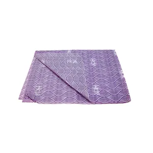 Custom logo printed purple wrapping paper gift packaging customized tissue paper for clothing shoes